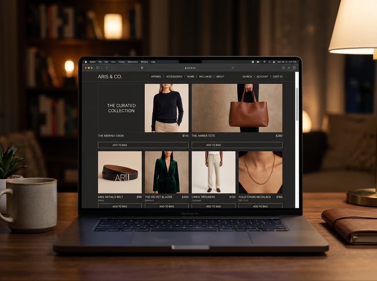 Aris & Co. — D2C Premium Fashion Experience